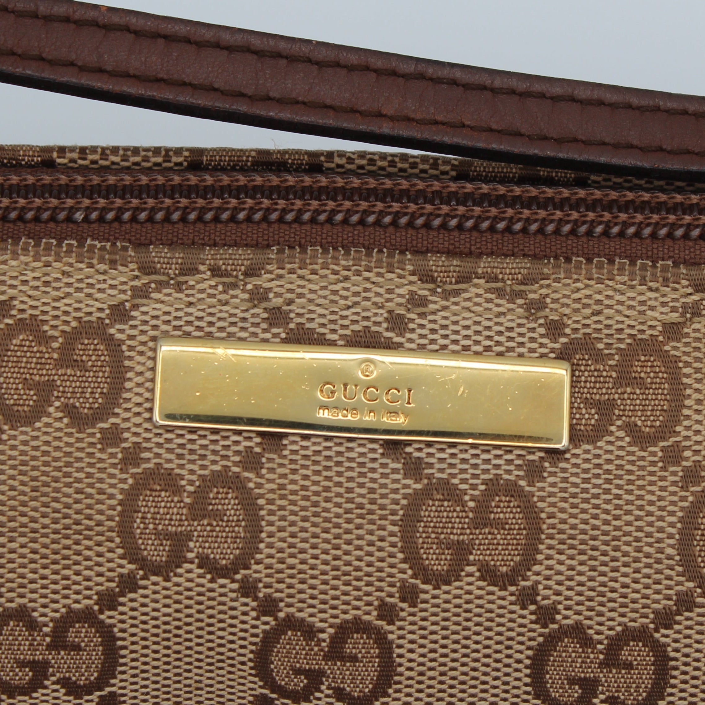 Gucci GG Canvas Boat Pochette