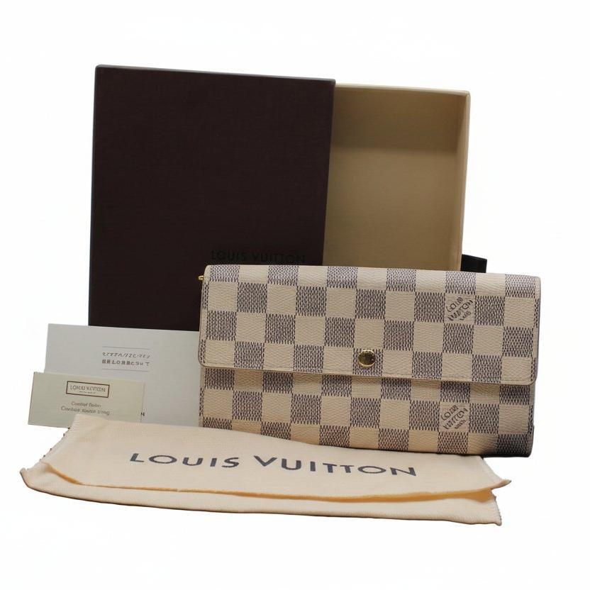 Louis Vuitton Sarah Wallet — Damier Azur