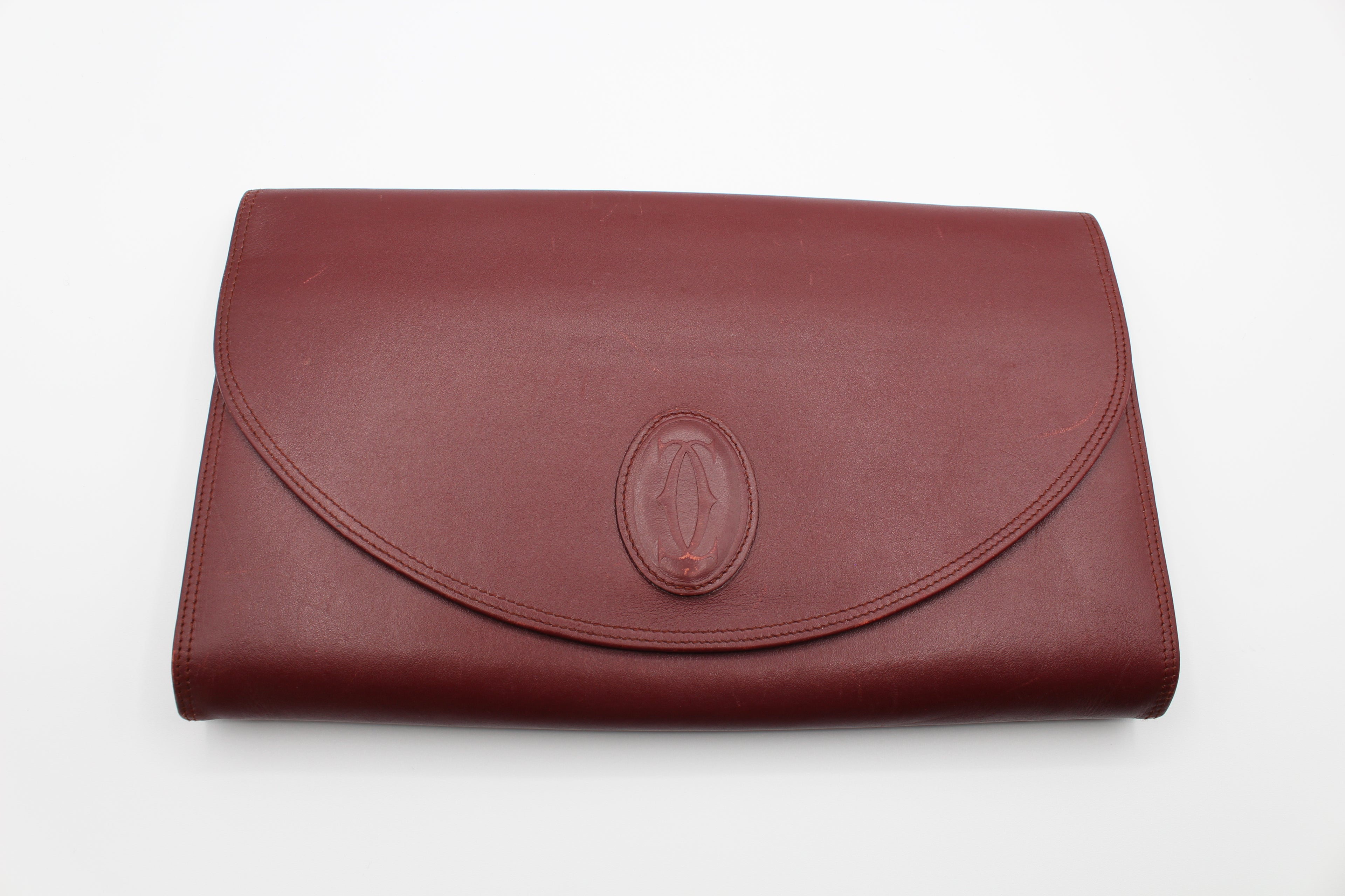 Cartier Clutch Bag Bordeux Calf