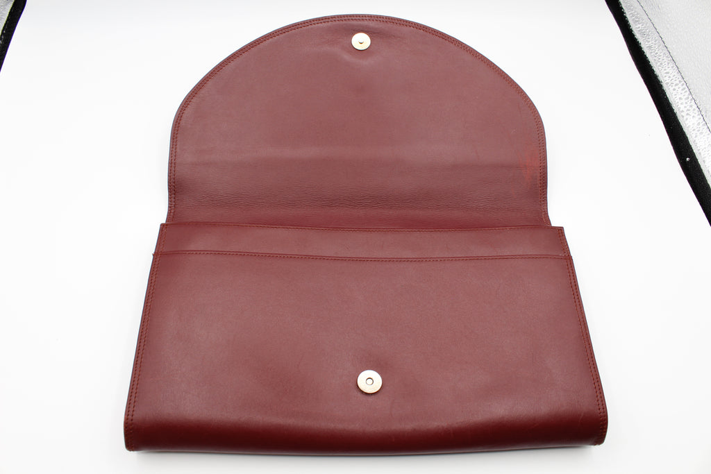 Cartier Clutch Bag Bordeux Calf