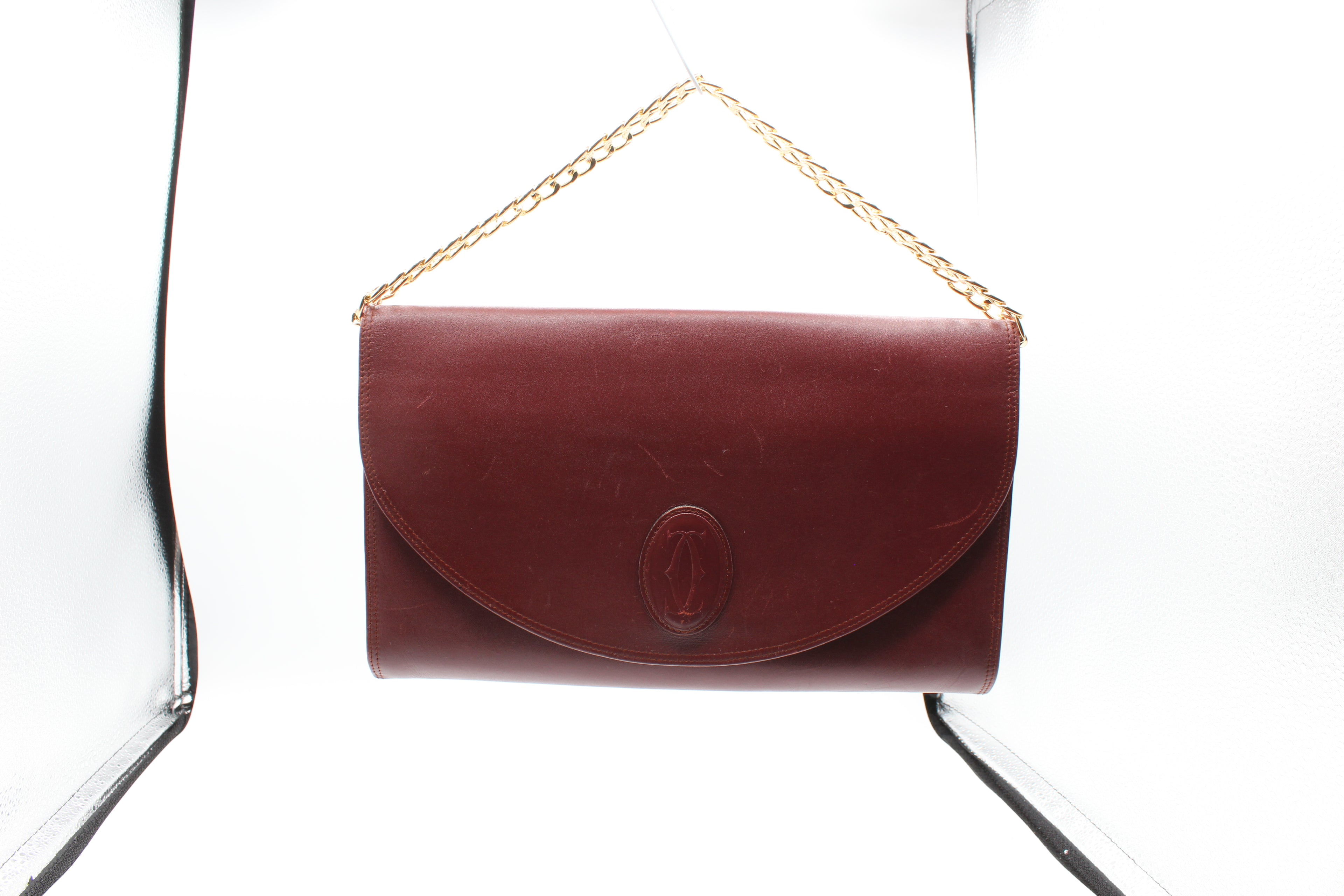 Cartier Clutch Bag Bordeux Calf