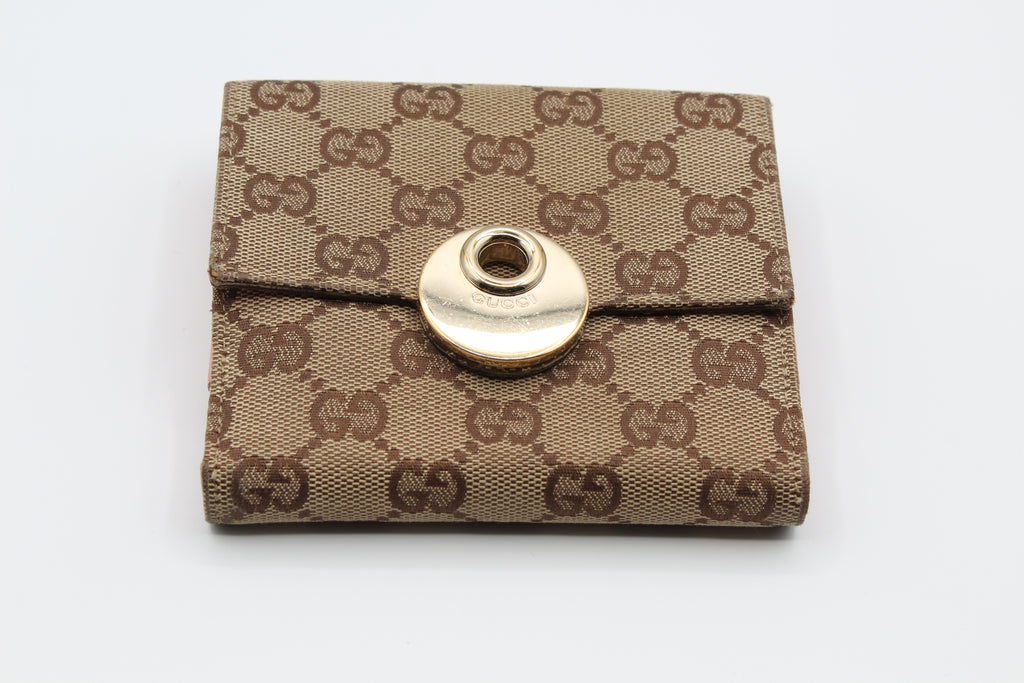 Gucci GG Canvas Eclipse Bifold Wallet