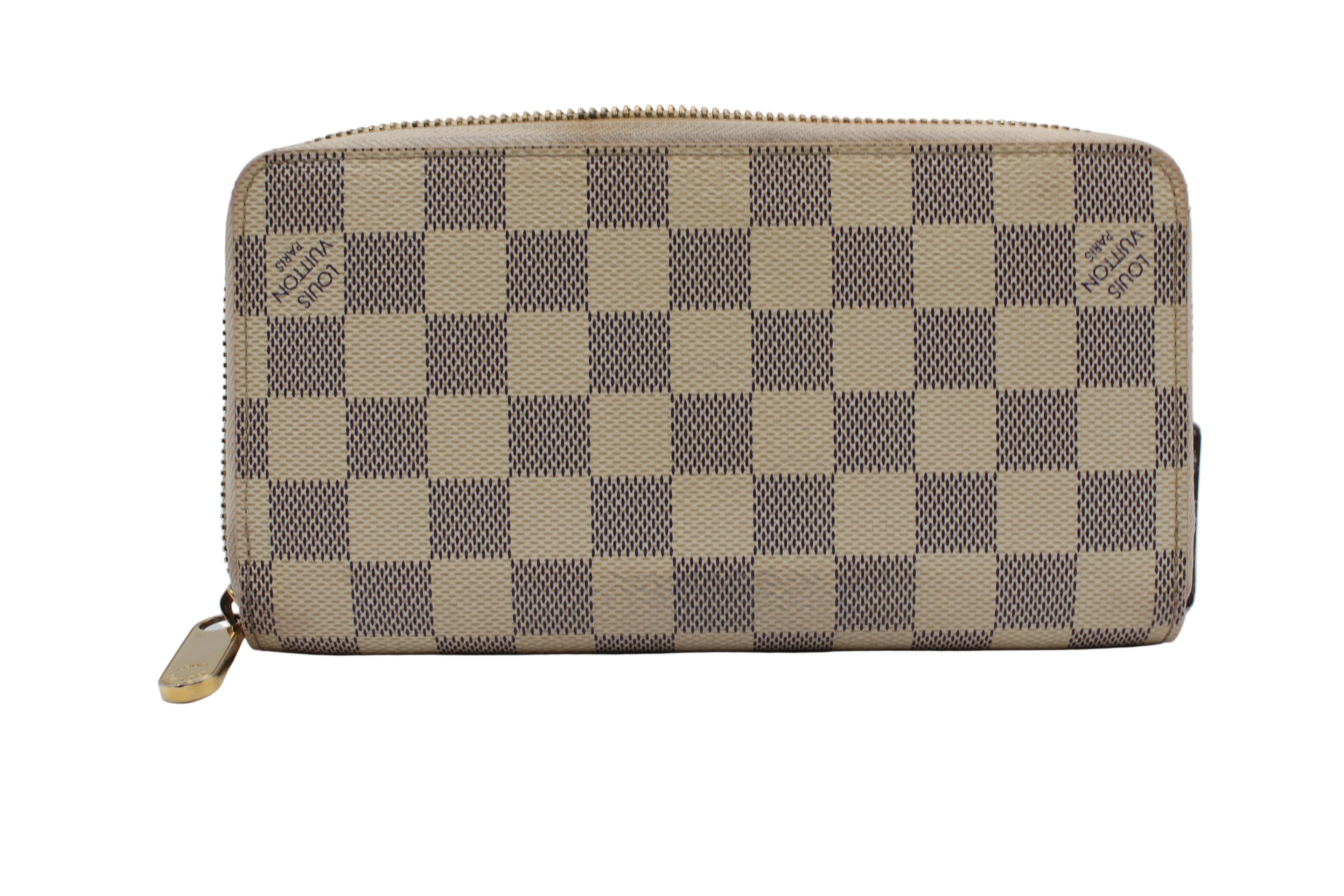 Limited Editon LV Zippy Wallet Damier Azur Illustré Hot Air Balloon