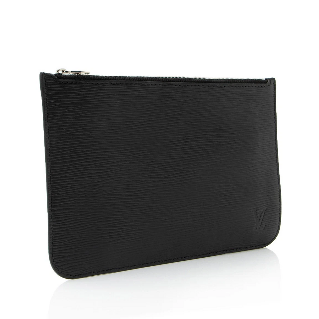 Louis Vuitton Pochette Homme Epi Leather Clutch — Noir Black